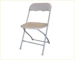 Poly White Folding Chairs