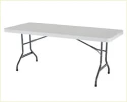 4×6 White Tables