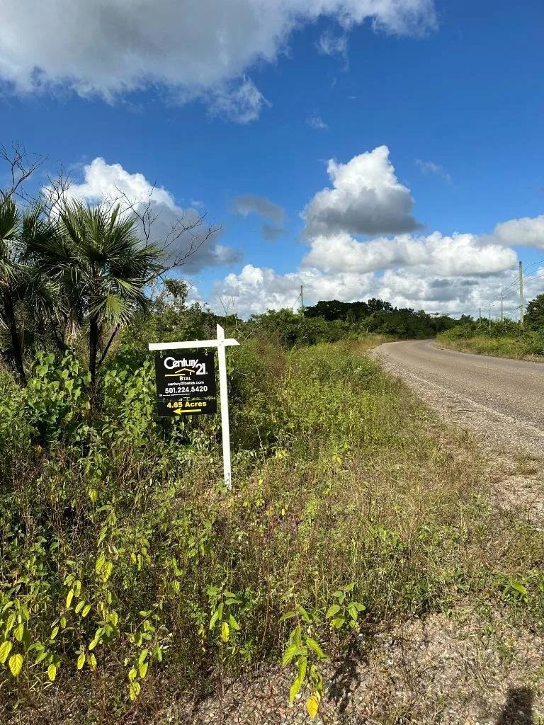 4.65 Acres close to Boom Hattieville Cutoff Road